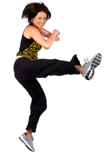 HomePage_1 Woman kicking